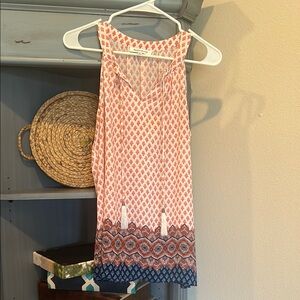 Rose & Olive Orange Patterned Blouse